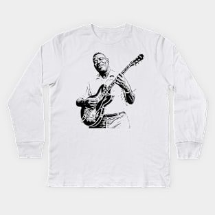 Howlin Wolf || Classic 80s Vintage Kids Long Sleeve T-Shirt